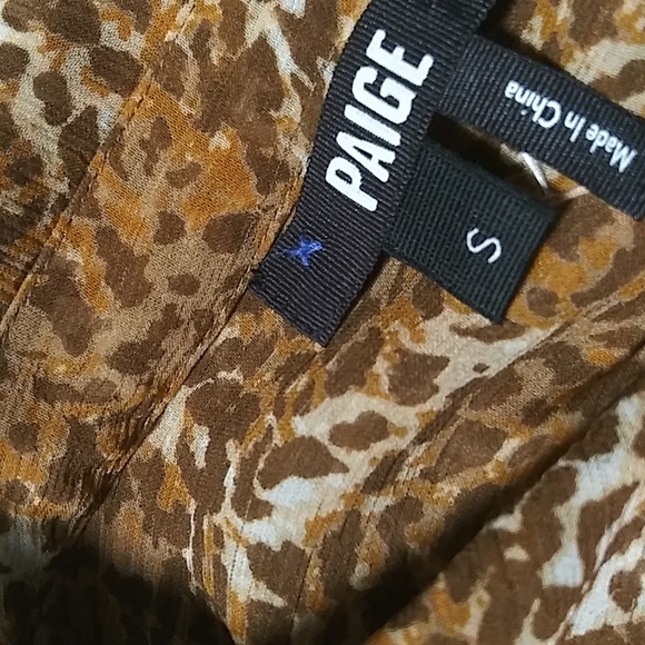 NWOT. PAIGE animal print top. - Picture 8 of 15